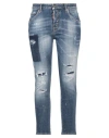 Dsquared2 Woman Jeans Blue Size 6 Cotton, Elastane In Blue