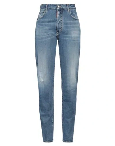 Dsquared2 Woman Jeans Blue Size 6 Cotton, Elastane