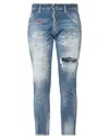 Dsquared2 Denim Cropped In Blue