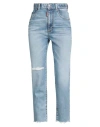 Dsquared2 Woman Jeans Blue Size 6 Cotton, Elastomultiester, Elastane In Blue