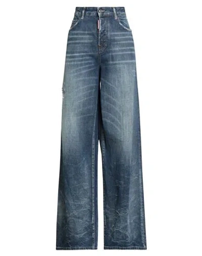 Dsquared2 Woman Jeans Blue Size 8 Cotton