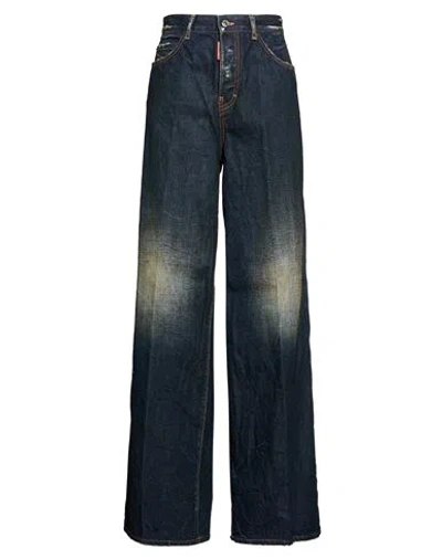 Dsquared2 Woman Jeans Blue Size 8 Cotton
