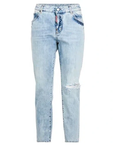 Dsquared2 Woman Jeans Blue Size 8 Cotton