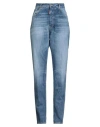 Dsquared2 Woman Jeans Blue Size 8 Cotton In Brown