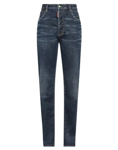 Dsquared2 Woman Jeans Blue Size 8 Cotton, Elastane
