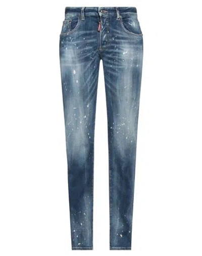 Dsquared2 Woman Jeans Blue Size 8 Cotton, Elastane
