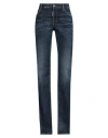Dsquared2 Woman Jeans Blue Size 8 Cotton, Elastane In Blue