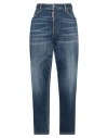 Dsquared2 Woman Jeans Blue Size 8 Cotton, Elastane In Blue