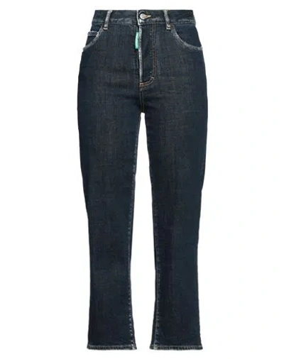 Dsquared2 Woman Jeans Blue Size 8 Cotton, Elastane