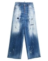 Dsquared2 Woman Jeans Blue Size 8 Cotton, Elastane In Blue