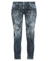 Dsquared2 Denim Cropped In Blue