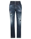 Dsquared2 Woman Jeans Blue Size 8 Cotton, Elastane In Blue