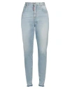 Dsquared2 Woman Jeans Blue Size 8 Cotton, Elastane In Blue