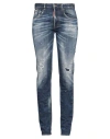 Dsquared2 Woman Jeans Blue Size 10 Cotton, Elastane In Blue