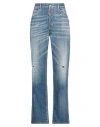 Dsquared2 Woman Jeans Blue Size 10 Cotton, Elastane In Blue
