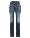 Dsquared2 High-waisted Faded Skinny Jeans In Blue