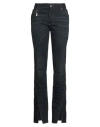Dsquared2 Woman Jeans Blue Size 8 Cotton, Elastane, Calfskin In Multi