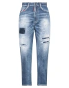 Dsquared2 Woman Jeans Blue Size 6 Cotton, Elastomultiester, Elastane In Blue
