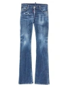 Dsquared2 Woman Jeans Blue Size 6 Cotton, Polyester, Elastane In Blue