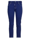 Dsquared2 Woman Jeans Bright Blue Size 2 Cotton, Elastane
