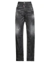 Dsquared2 Woman Jeans Charcoal Size 8 Cotton, Elastane In Gray