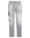 Dsquared2 Woman Jeans Grey Size 10 Cotton, Elastane In Grey