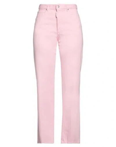 Dsquared2 Woman Jeans Pink Size 4 Cotton, Elastane