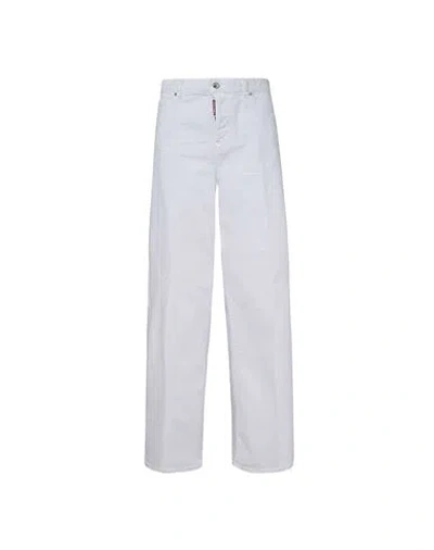 Dsquared2 Woman Jeans White Size 6 Cotton