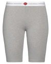 Dsquared2 Woman Shorts & Bermuda Shorts Light Grey Size L Cotton, Elastane