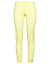 Dsquared2 Woman Leggings Yellow Size M Polyamide, Elastane