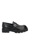 Dsquared2 Monogram-detail Flat Loafers In Black