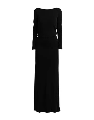 Dsquared2 Woman Maxi Dress Black Size L Viscose