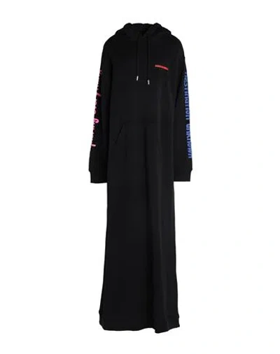 Dsquared2 Woman Maxi Dress Black Size S Cotton, Elastane