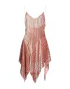 Dsquared2 Midi Dresses In Pink