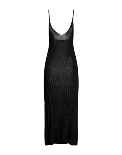 Dsquared2 Woman Midi Dress Black Size L Viscose