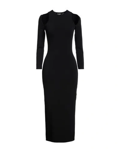 Dsquared2 Black Stretch Viscose Dress