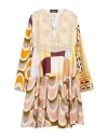 Dsquared2 Woman Midi Dress Blush Size 2 Polyester In Pink