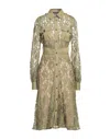Dsquared2 Midi Dresses In Green