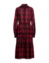 Dsquared2 Midi Dresses In Red