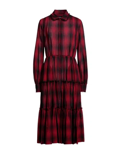 Dsquared2 Midi Dresses In Red