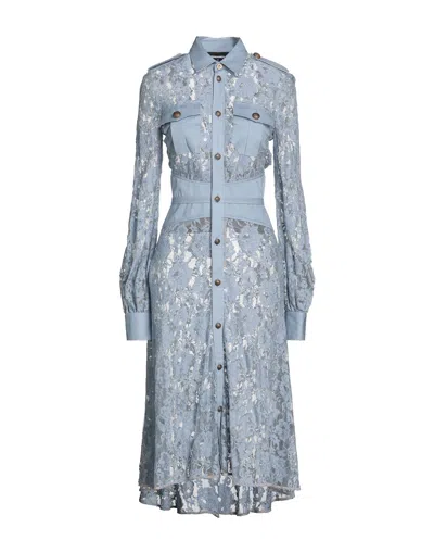 Dsquared2 Midi Dresses In Blue