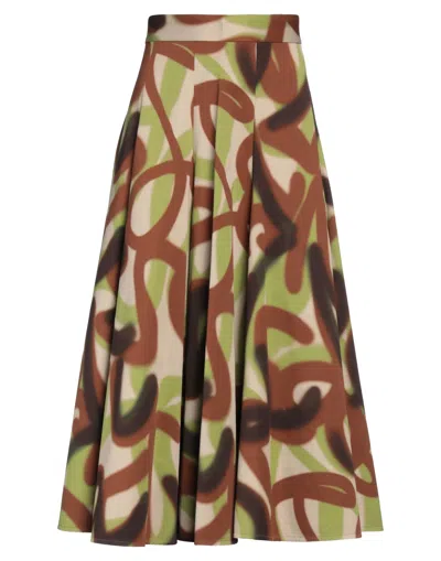 Dsquared2 Midi Skirts In Beige