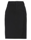 Dsquared2 Woman Midi Skirt Black Size 8 Virgin Wool In Black