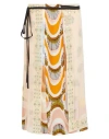 Dsquared2 Woman Midi Skirt Blush Size 4 Polyester, Glass, Synthetic Fibers, Pvc - Polyvinyl Chloride In Pink