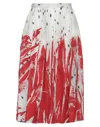 Dsquared2 Midi Skirts In Red