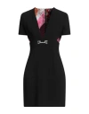 Dsquared2 Woman Mini Dress Black Size 8 Polyester, Elastane In Black