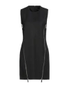 Dsquared2 Woman Mini Dress Black Size 12 Polyester, Virgin Wool In Black