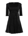 Dsquared2 Woman Mini Dress Black Size 2 Acetate, Silk, Polyamide, Elastane
