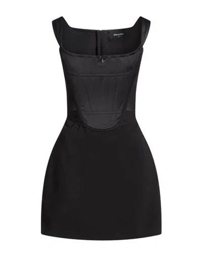 Dsquared2 Woman Mini Dress Black Size 4 Polyester