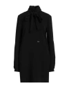 Dsquared2 Woman Mini Dress Black Size 4 Polyester, Viscose, Elastane
